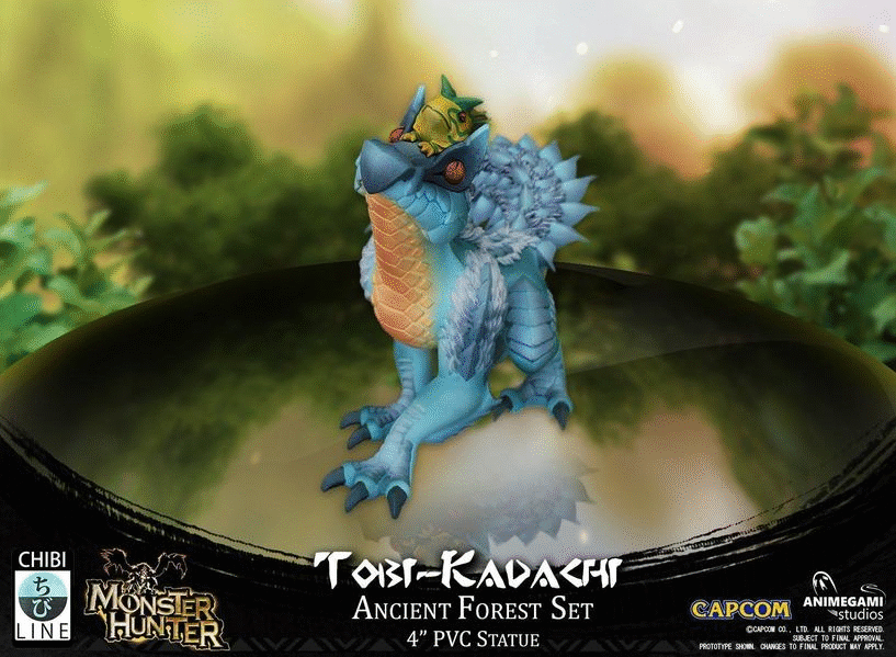 Monster Hunter World - Shibire Gas Kaeru - Tobi-Kadachi - Ancient Forest - Chibi Line (Animegami Studios) photo 2