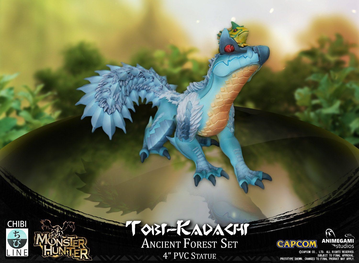 Monster Hunter World - Shibire Gas Kaeru - Tobi-Kadachi - Ancient Forest - Chibi Line (Animegami Studios) photo 3