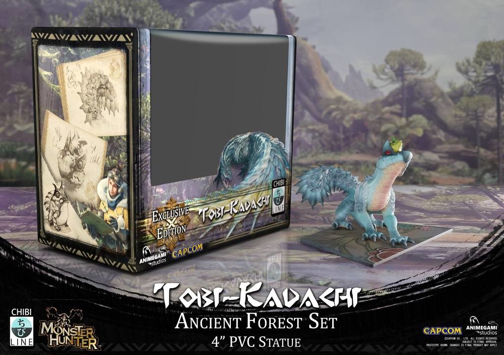 Monster Hunter World - Shibire Gas Kaeru - Tobi-Kadachi - Ancient Forest - Chibi Line (Animegami Studios) photo 6