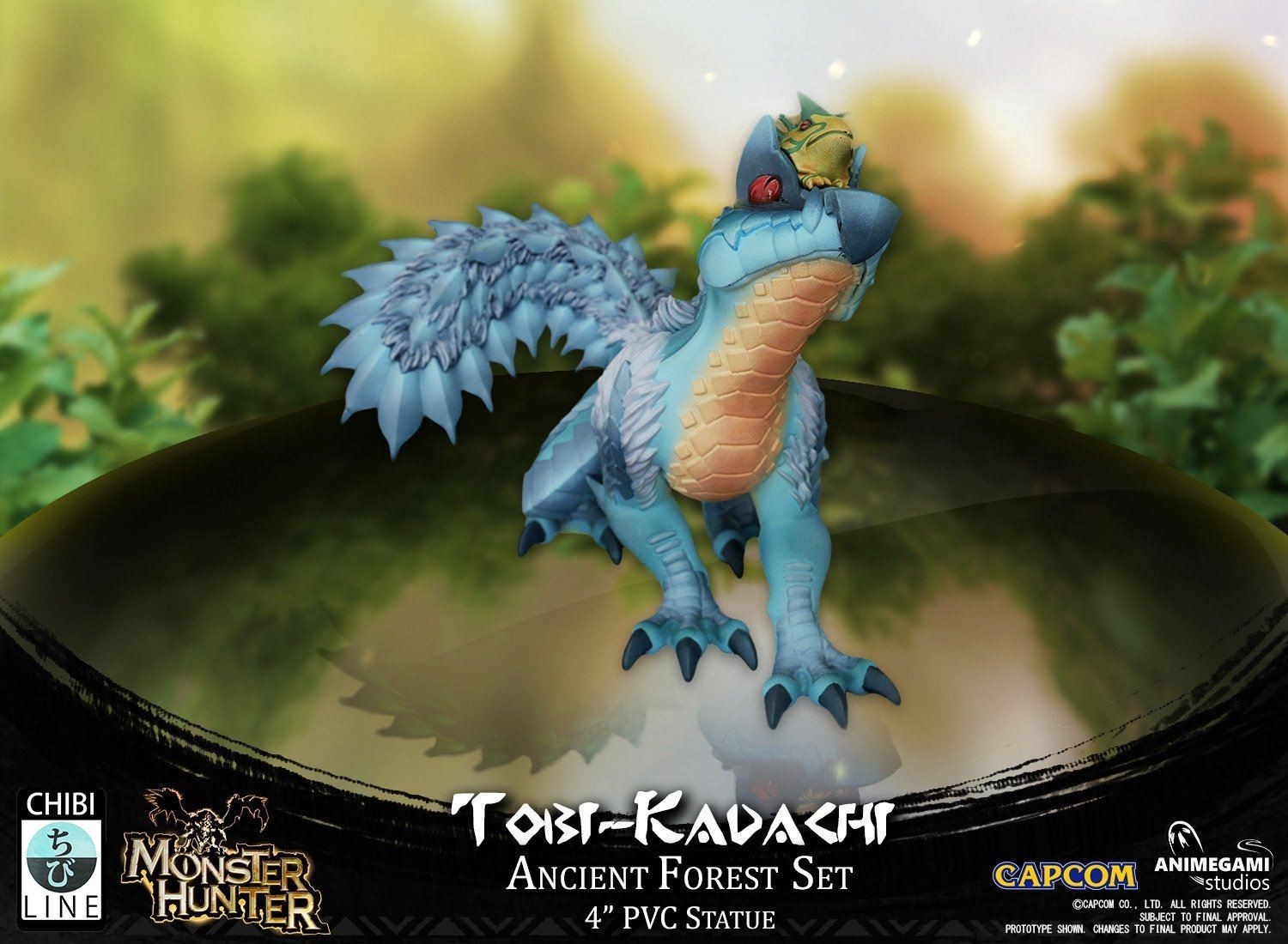 Monster Hunter World - Shibire Gas Kaeru - Tobi-Kadachi - Ancient Forest - Chibi Line (Animegami Studios) photo 10
