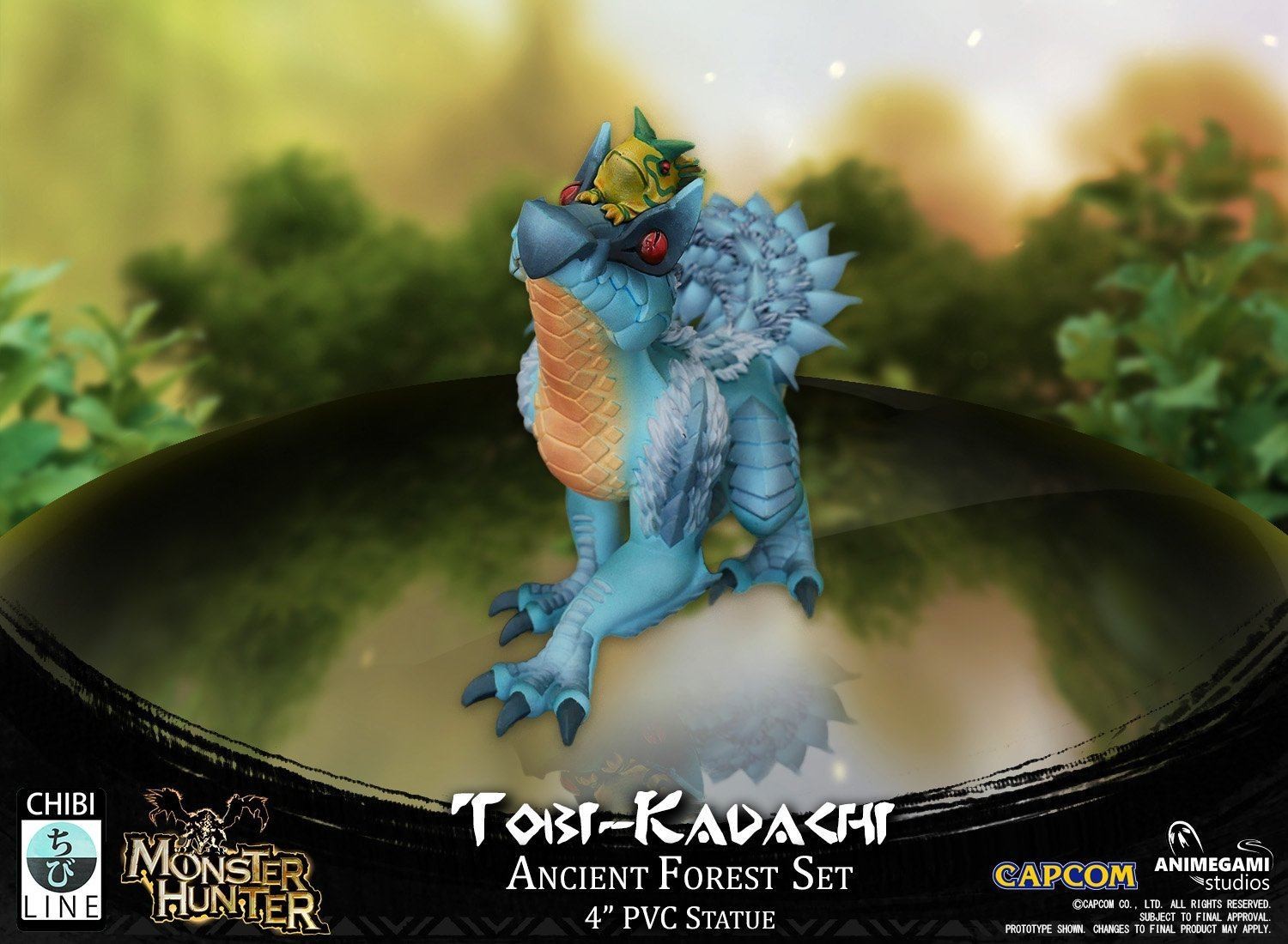 Monster Hunter World - Shibire Gas Kaeru - Tobi-Kadachi - Ancient Forest - Chibi Line (Animegami Studios) photo 11