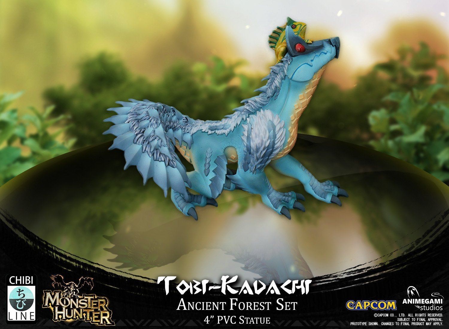 Monster Hunter World - Shibire Gas Kaeru - Tobi-Kadachi - Ancient Forest - Chibi Line (Animegami Studios) photo 14