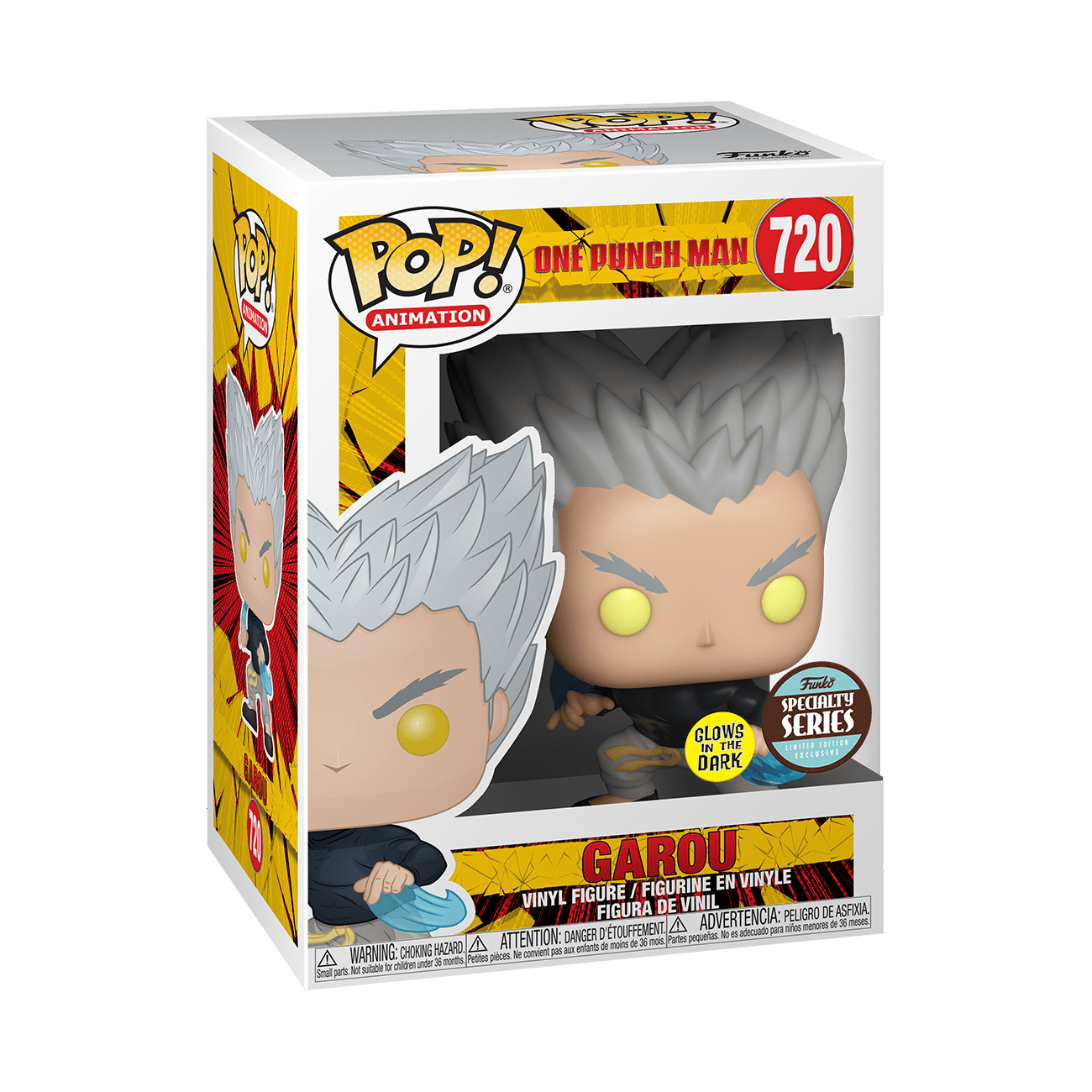 One Punch Man - Garou - POP! Animation  (720) - POP! Vinyl - Glow in the Dark (Funko Toys) photo 2