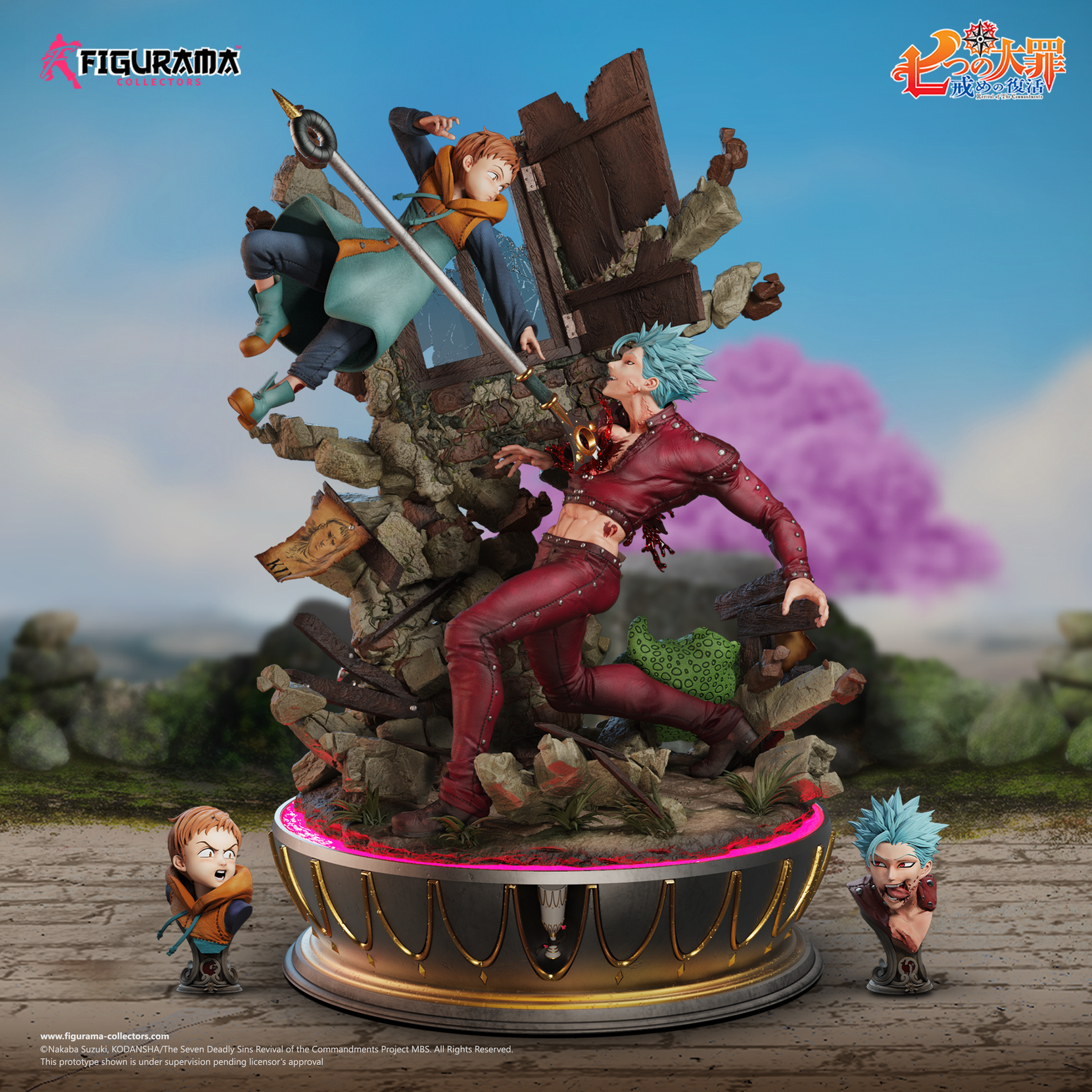 Nanatsu no Taizai: Imashime no Fukkatsu - Ban - King - Diorama - Elite Fandom Statue - 1/6 (Figurama Collectors) photo 7