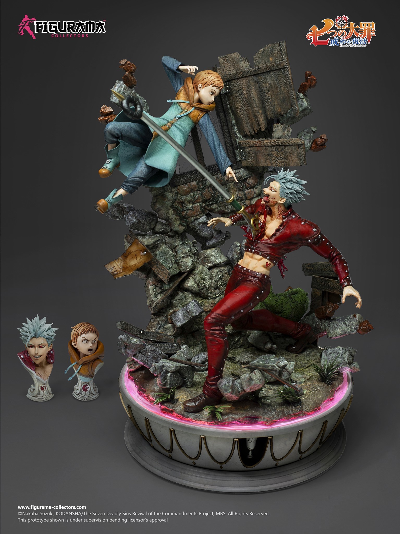 Nanatsu no Taizai: Imashime no Fukkatsu - Ban - King - Diorama - Elite Fandom Statue - 1/6 (Figurama Collectors) photo 10