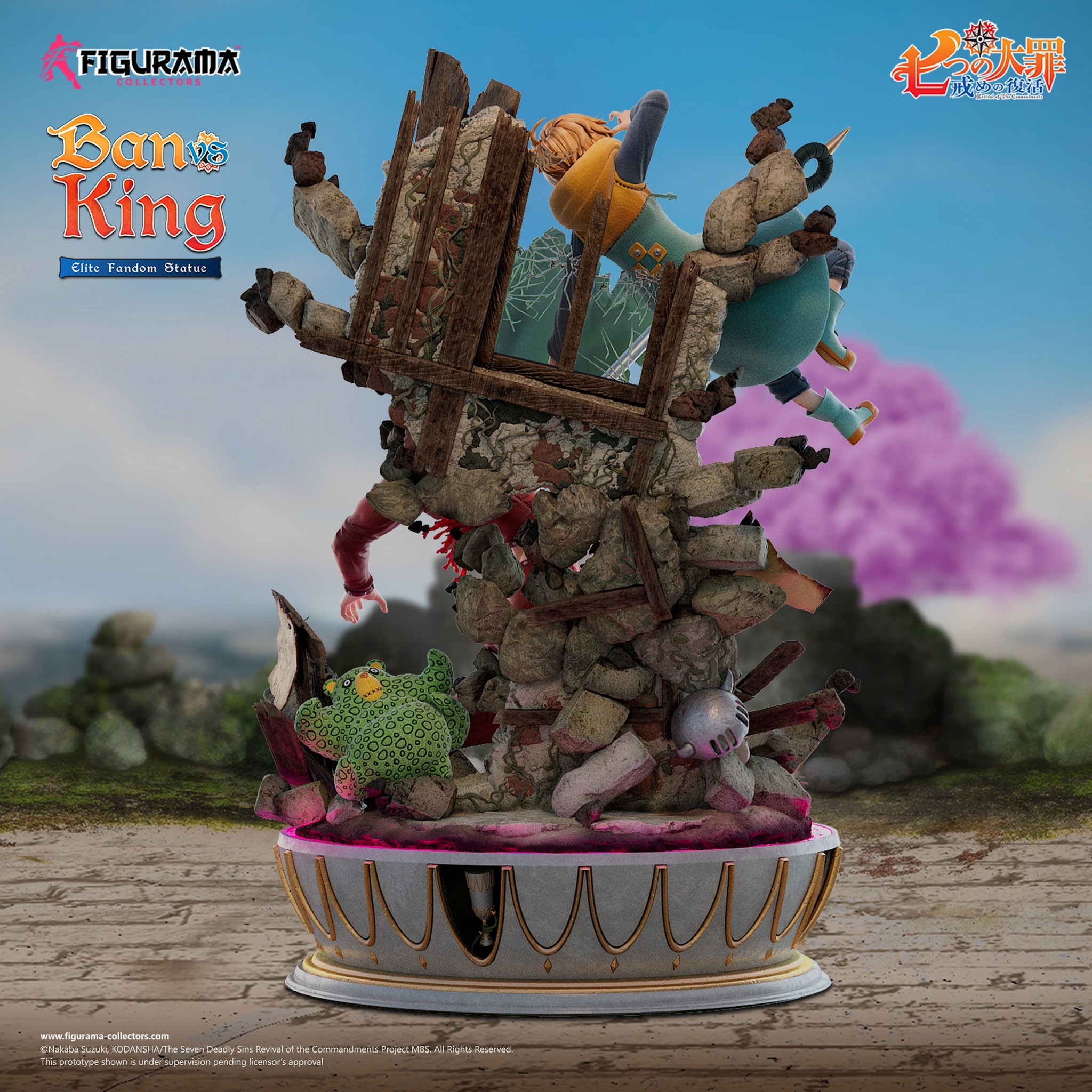 Nanatsu no Taizai: Imashime no Fukkatsu - Ban - King - Diorama - Elite Fandom Statue - 1/6 (Figurama Collectors) photo 12