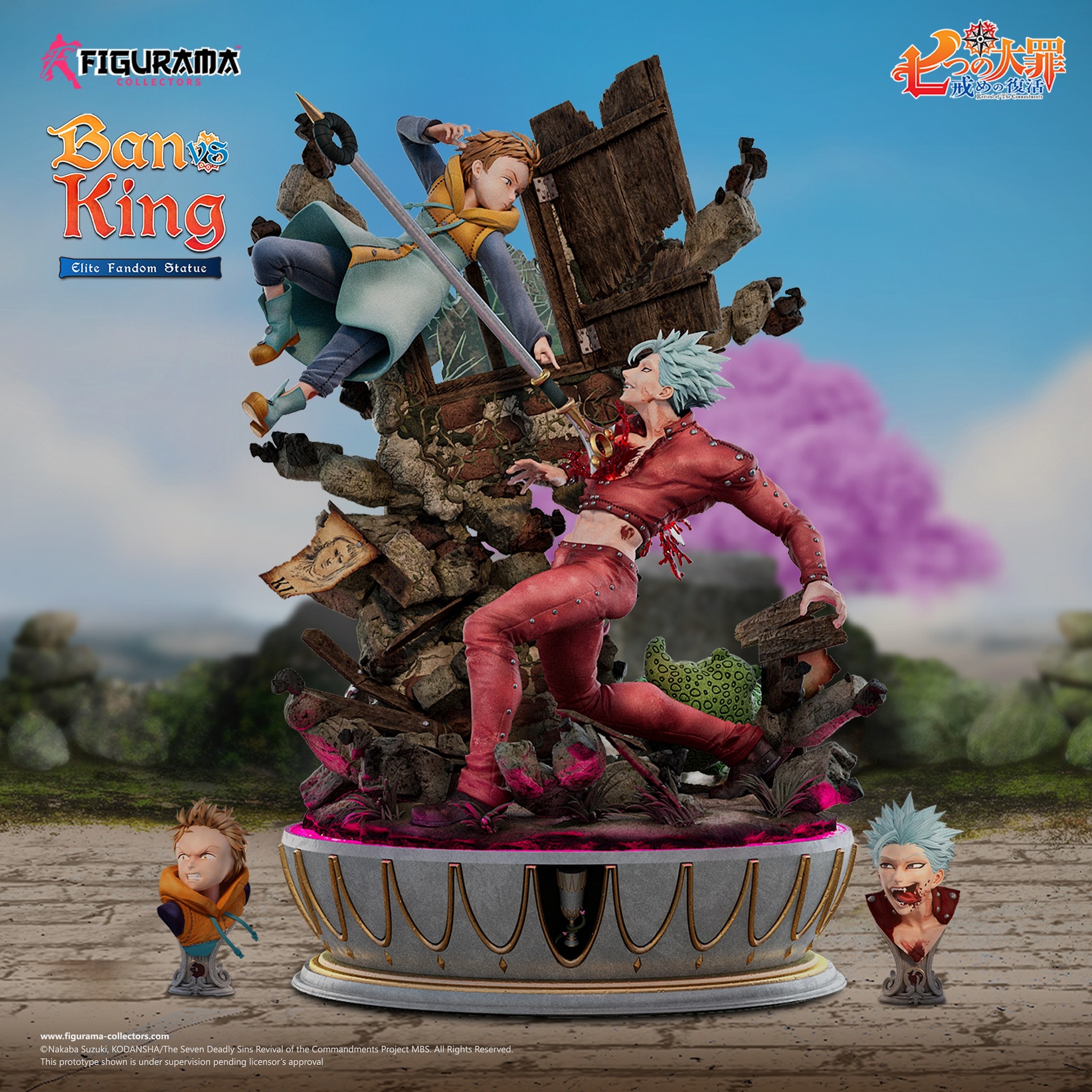 Nanatsu no Taizai: Imashime no Fukkatsu - Ban - King - Diorama - Elite Fandom Statue - 1/6 (Figurama Collectors) photo 13