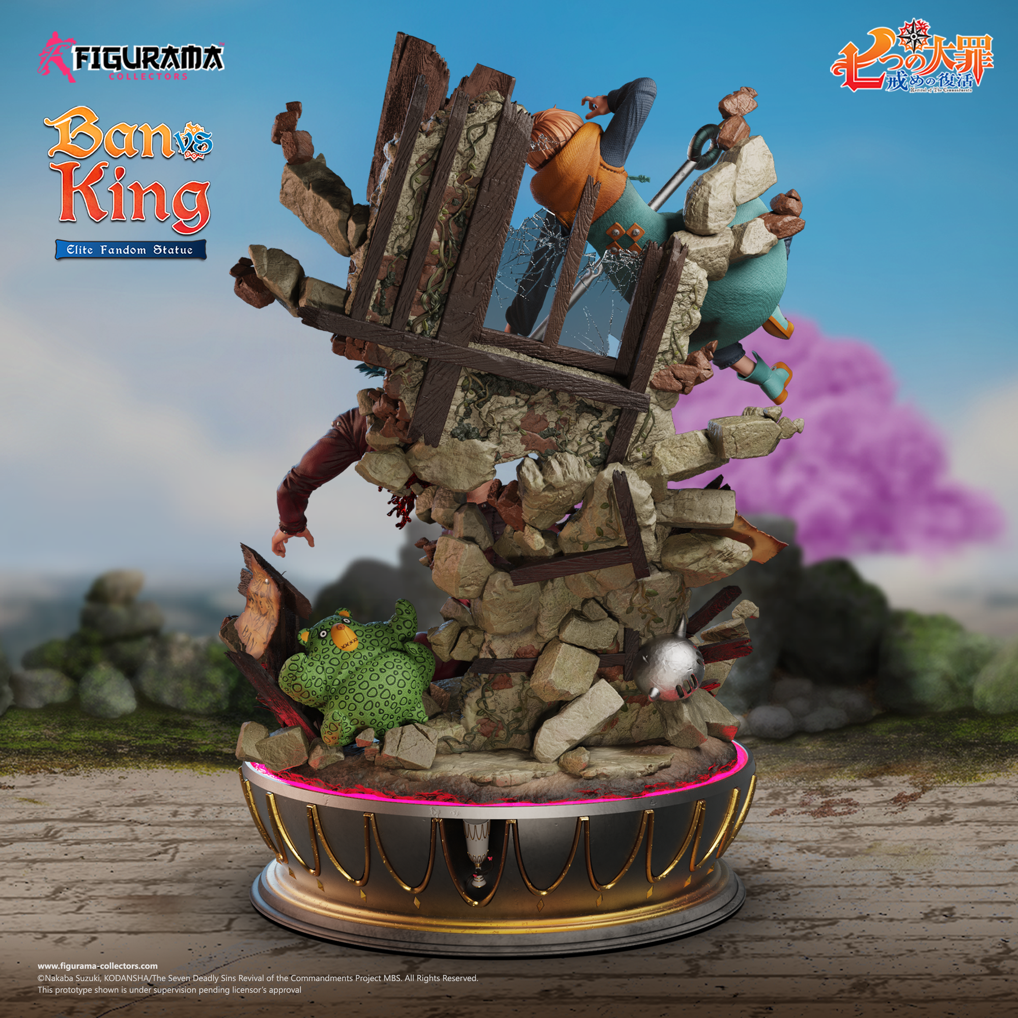 Nanatsu no Taizai: Imashime no Fukkatsu - Ban - King - Diorama - Elite Fandom Statue - 1/6 (Figurama Collectors) photo 19