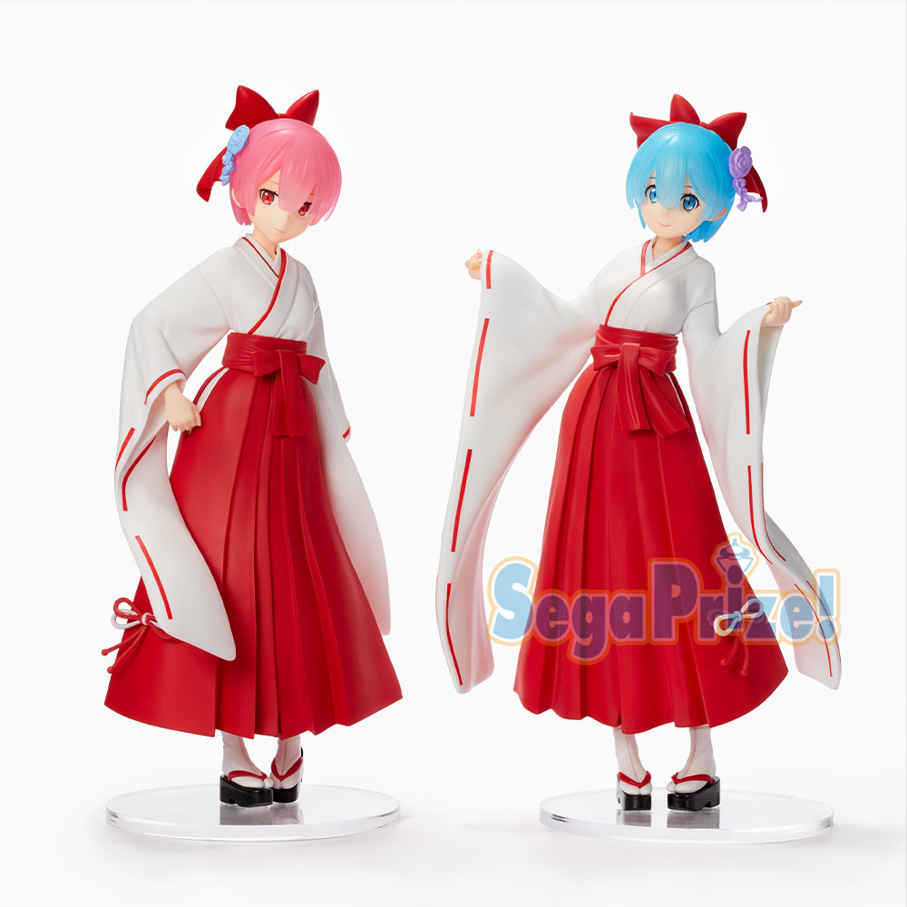 Re:Zero kara Hajimeru Isekai Seikatsu - Ram - SPM Figure - -Miko- Style (SEGA)