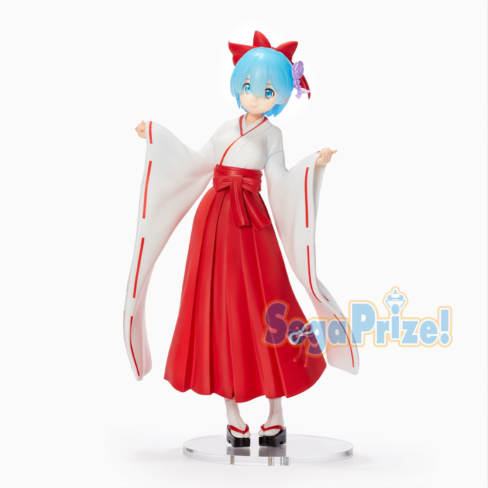 Re:Zero kara Hajimeru Isekai Seikatsu - Rem - SPM Figure - -Miko- Style (SEGA) photo 2