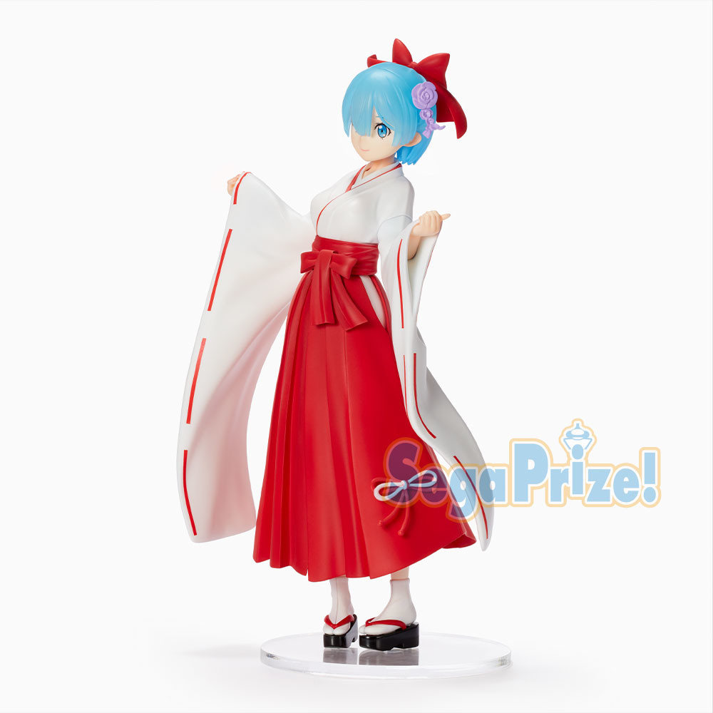 Re:Zero kara Hajimeru Isekai Seikatsu - Rem - SPM Figure - -Miko- Style (SEGA) photo 3