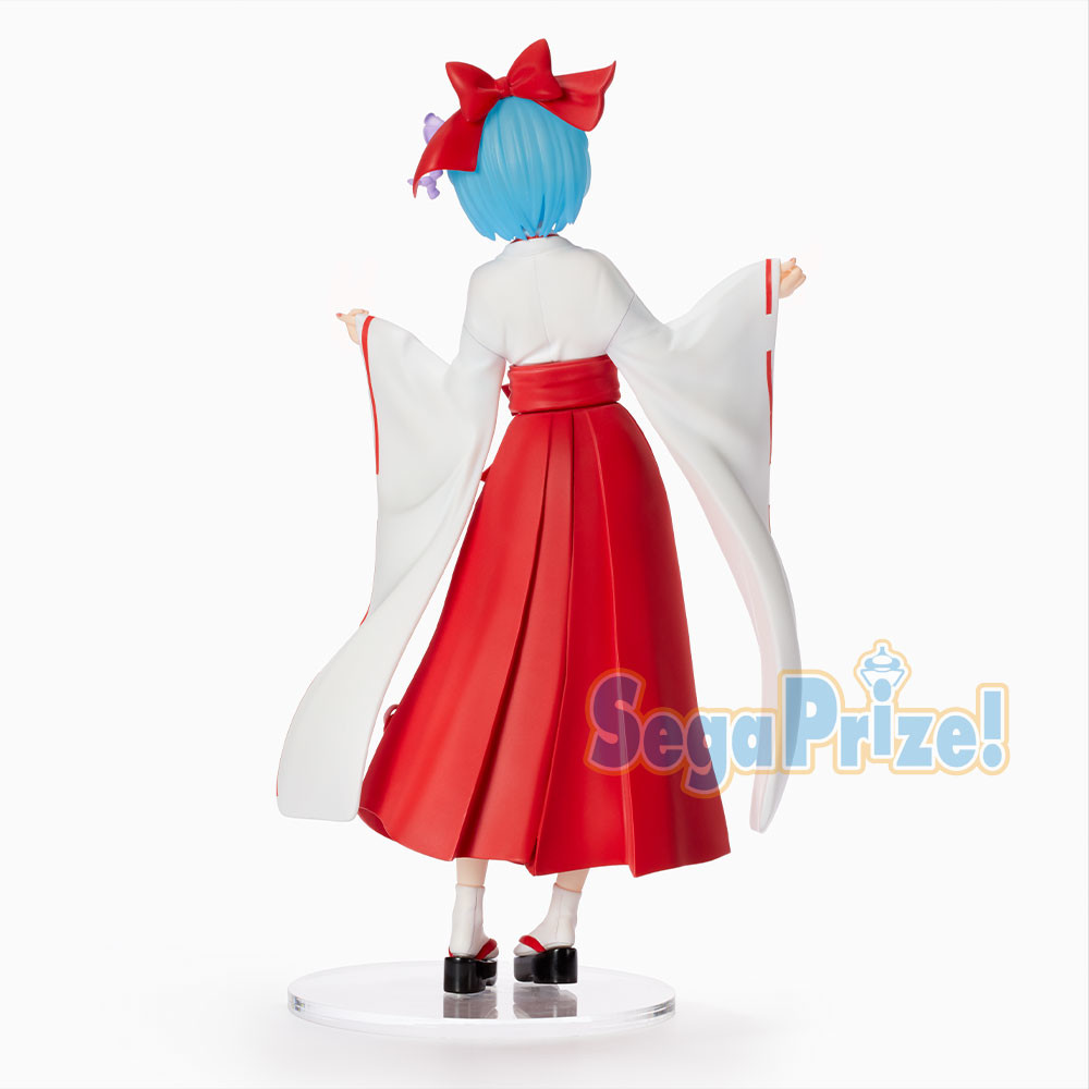 Re:Zero kara Hajimeru Isekai Seikatsu - Rem - SPM Figure - -Miko- Style (SEGA) photo 4