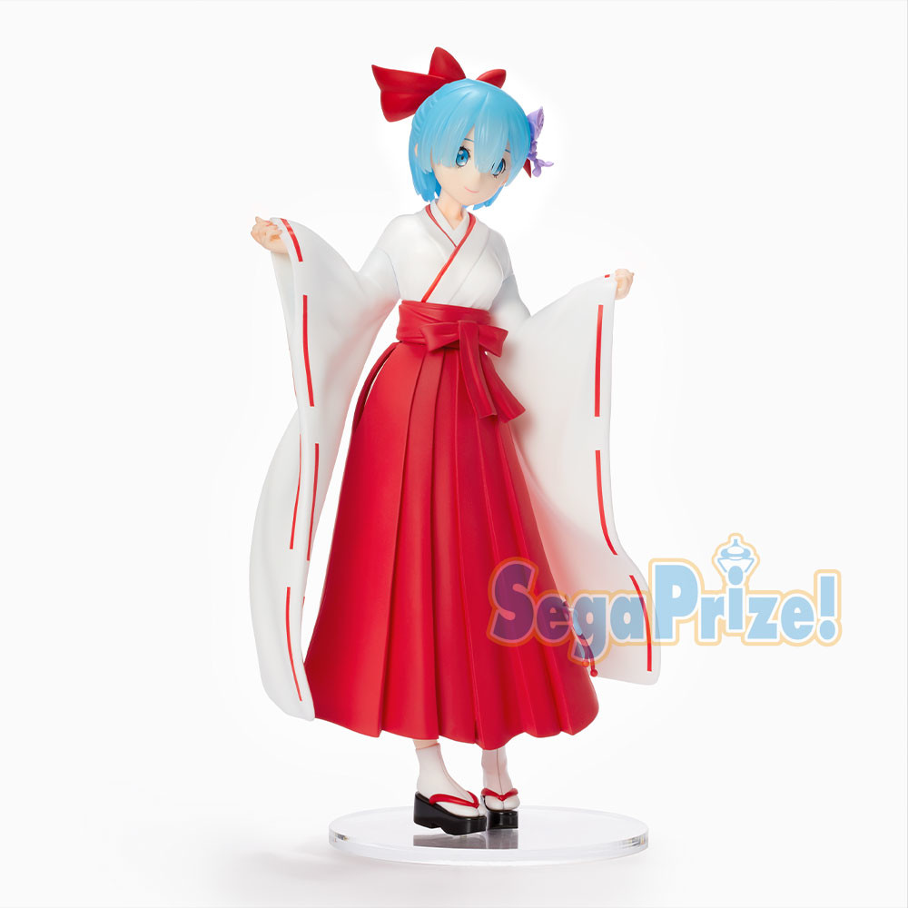 Re:Zero kara Hajimeru Isekai Seikatsu - Rem - SPM Figure - -Miko- Style (SEGA) photo 5